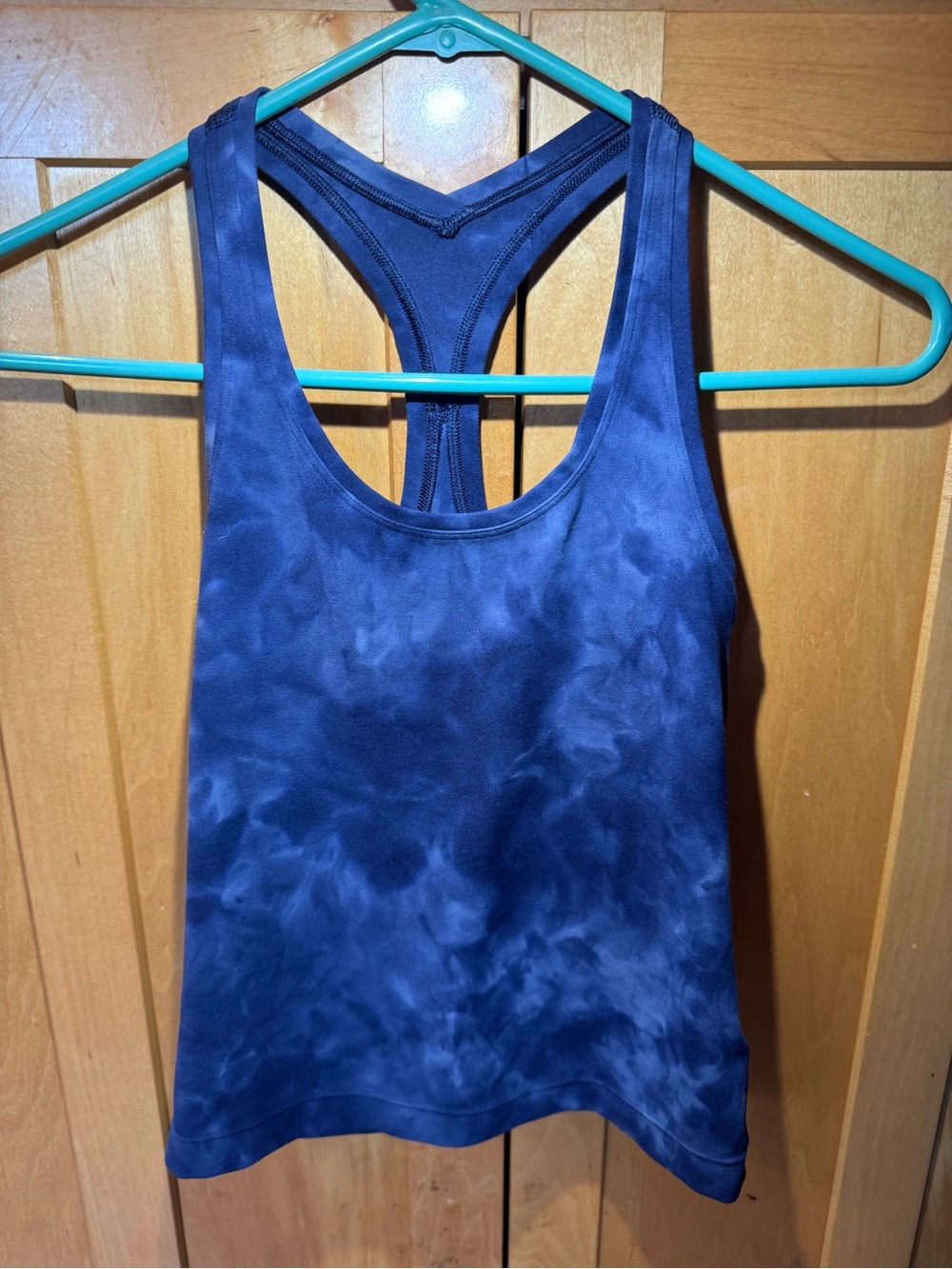 lululemon athletica Navy Tie-Dye Racerback Tank Top - Picture 3 of 3